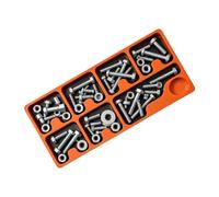 Magnetic Screw Tray - Portable Compartment Space Saving Storage Organizer | Electronic Repair Screw Parts Mat for Bolt Pin Home Garage Workshop Construction Men Mechanic
