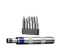 Magnetic Screwdriver Set, Portable 6 Bit Repair Tool Kit, Universal Metal Handle with Switchable Design, Alloy Steel Precision Tool Featuring Strong Grip Bits, Multi Function Fastener Driver Set
