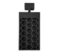 Magnetic Seaweed Feeder, Aquarium Clip for Tangs and Fish | Durable ABS magnetic feeder, features honeycomb grid for saltwater tanks, fits for fish Noir