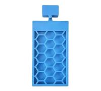Magnetic Seaweed Feeder, Aquarium Clip for Tangs and Fish | Durable ABS magnetic feeder, features honeycomb grid for saltwater tanks, fits for fish Bleu