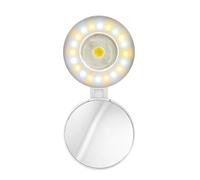 Magnetic Selfie Light, Compact Selfie Ring Light, 3 Brightness Levels Portable LED Fill Lights for Content Creators Vloggers Live Streamers Travelers Video Calls Photography, 6,26 pouces