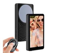 Magnetic Selfie Monitor Screen - Portable Smartphone Display Mirror, Clip On Video Recording Viewfinder For Live Streaming Photography Vlogging, Lightweight Phone Accessory Content Creation | Travel F