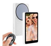 Magnetic Selfie Monitor Screen - Portable Smartphone Display Mirror, Clip On Video Recording Viewfinder For Live Streaming Photography Vlogging, Lightweight Phone Accessory Content Creation | Travel F