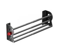 Magnetic Shoe Rack - Carbon Steel Adjustable 40-73cm Double Layer Wall | Mounted Entryway Organizer, No Drill Expandable Shoe Storage Shelf With Magnetic Design | Space Saving Home Hallway Storage
