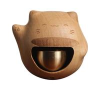 Magnetic Shopkeepers Door Bell, Wooden Cat Shopkeeper Bell, Creative Lucky Wind Chimes Door Chime, Lucky Cat Doorbell, Portable Decorative and Functional Alert Bell for Home, Shop and Entry