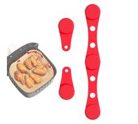 Magnetic Silicone Buckle, High-Temp Resistant Air Fryer Accessories, Silicone Magnets for Parchment Paper Liners, Durable Meal Prep Accessory, Heat-Resistant Cooking Pad, for Reheating and Cooking
