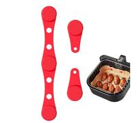 Magnetic Silicone Buckle, High-Temp Resistant Air Fryer Accessories, Silicone Magnets for Parchment Paper Liners, Durable Meal Prep Accessory, Heat-Resistant Cooking Pad, for Reheating and Cooking