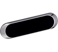 Magnetic Smartphone Holder - Rotating Car Dashboard Mobile Phone Magnet Universal Wall Mount (Silver)