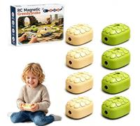 Magnetic Snake Game Toy Eating Itself,Magnetic Remote Control Rc，8blocks