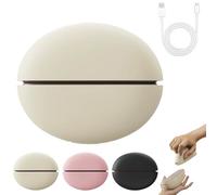 Magnetic Split Mini Hand Warmer, Portable Heater Pocket Size, Hand Warmers Rechargeable, 3 Heat Settings Fast Heating, for Outdoor for Women Men (White)