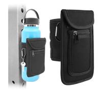 Magnetic Sports Bag with Magnetic Attachment,Bottle Holder 1-1.5L Phone Pocket, Keychain, 2 Zippered Compartments, Neoprene Pouch for Men Women, Ultra Strong Magnet Attachment, Gym Accessories