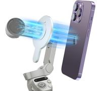 Magnetic Stabilizer For Dji, Magsafe Iphone Holder, Gimbal Accessory For Dji Mobile Om 7p/7/6/5/4/4 Se, Silver Metallic