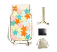 Magnetic Star Jar, Stars Reward Jar, Magnetic Reward Jar, Reward Jar, Star Jar, Magnetic Reward Jars for Kids, Personalized Pastel Stars Jar Reward System Classroom ( Color : 1pc , Size : 1 size )