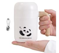 Magnetic Stirring Mug - 12oz Rechargeable Portable Coffee Cup for Self-Mixing Drinks, Quiet Home, Office, and Travel, Perfect for Milk, Tea, Hot Chocolate, Juice Beverages