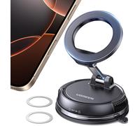 Magnetic Suction Cup Car Phone Holder For Magsafe Magnetic Car Phone Holder Compatible With Iphone 16 Plus Pro Max 16th 15 14 13 12 Galaxy S25 S24 Pixel 9 8 7 Redmi Note