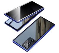 Magnetic Tempered Glass Double-Sided Phone Case for Samsung Series, 360° All-Around Protection Phone Case for Samsung Galaxy s 25 Ultra (Blue,for Samsung S24Ultra)