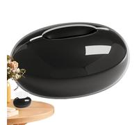 Magnetic Tissue Box, Drip Shape Modern Holder, Decorative Facial Paper Container, Tissue Box with Sleek Design, Bathroom Accessory Contemporary Look, Tissues Holder for Dryer Sheets