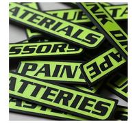 Magnetic Tool Box Labels Set, Strong Magnetic Tags for Tool Chest Drawers & Cabinets, Perfect for Garage, Workshop & Toolbox Organization (Green)