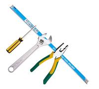 Magnetic Tool Organizer - 24 Inch Magnetic Bar | Metal Tool Holder - Heavy duty wall mount organizer durable 61cm metal design keeps tools secure and tidy for workshop use