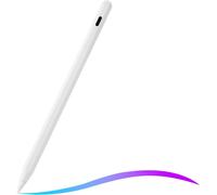 Magnetic Touch Pen, Stylus Pen, Touch Screen Pen, 1.5Mm With Palm Rejection, Magnetic Adsorption, Replacement Tips For Ipad 10/9/8/7/6, Pro 11/12.9, Air 3/4/5 ¿ White