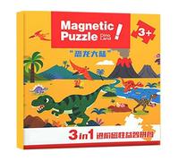 Magnetic Toy, Puzzle Book Learning Activities - Travel Magnetic Games with 7.09x7.09 inches, Educational Toys for Road Trips, Car Rides, Birthday, Kindergartens, Preschool Development