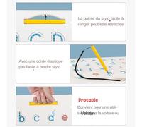 Magnetic Tracing Pad, Alphabet Tracing Board, Double-Sided Letters Learning Toy, Writing Practice Boards for Childrens, STEM Educational Present, 12.6x10.43x0.98 inches