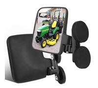 Magnetic Tractor Mirrors, Rearview Mirrors Compatible with Mahindra, Kubota, John Deere, and Lawn Mover Side Mirrors with Strong Magnets, Tractor Accessories Come Pre-Assembled.