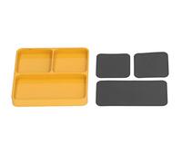 Magnetic Tray Aluminum Alloy Non Slip Heat Resistant Tool Organizer for DIY Projects Vehicle Maintenance 13.8x11x2cm