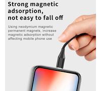 Magnetic USB Cable Fast Charging and Data Sync Compatible with 8/8 Plus/7/7 Plus/SE/6s/6s Plus/6/6 Plus/5c/5