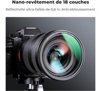 Magnetic UV Filter 58 mm Protective Filter and Waterproof Cloth Anti Scratch Light HD Nano Coatings 18 Layers