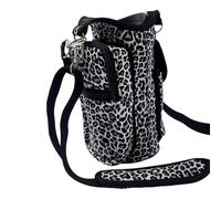 Magnetic Water Bottle Pouch, Sling Bag with Adjustable Strap, Water Bottle Carrier, Phone Pocket and Secure Holder for Gym, Travel, Work and Sports, Neoprene