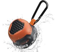 Magnetic Waterproof Small Bluetooth Speaker With 12-Hour Ultra-Long Battery Life, Mini Wireless Stereo Surround Sound For Outdoor, Shower, Tarvel, House Teenager Or Gift, Tws Pairing, Orange