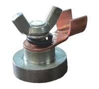 Magnetic Welding Clamp, Heavy-Duty Grounding Tool, 1.38x01.38x1.73 Inches Quick Release, Secure Magnetic Base for Stable Connection, Metalworking, Fabrication, Workshop, Industrial Use