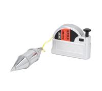 Magnetic Wire Hammer Retractable 6 Meter Line Drop Vertical Measuring Tool for Construction Site Woodworking Alloy Steel Nylon