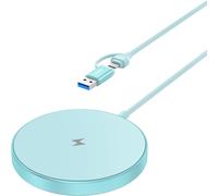 Magnetic Wireless Charger 15w Compatible With Magsafe Charger/Iphone 16/16 Pro/16 Plus/16 Pro Max/14 13 12 Series/Iphone 15 Pro Max Plus,Wireless Mag Safe Charging Pad,Mag Charger