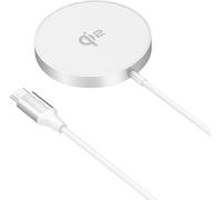 Magnetic Wireless Charger 15w Qi2 Certified - Magnetic Charger For Magsafe Iphone, Samsung - Charging Station For Airpods, Galaxy Buds - Qi2 Wireless Fast Charger - White