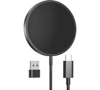 Magnetic Wireless Charger For Iphone 15w,Fast Charger Compatible Apple With Mag-Safe For Iphone 16/15/14/13/12/11/X/Xs/Xr/Airpods 4/3/2/Pro-Black