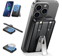 Magnetic Wireless External Battery 10000mah Power Bank Portable Charger Fast Charge Pd 20w Usb-A/Type-C 22.5w Mag-Safe Battery Compatible With Iphone 12/13/14/Mini/Pro/Pro Max (Blue)