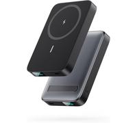 Magnetic Wireless External Battery For Magsafe, 10800Mah Usb C Power Bank Pd 22.5W Fast Charge Portable External Charger With Foldable Stand, Lcd Screen For Iphone 16/15/14/13/12/Magsafe Case