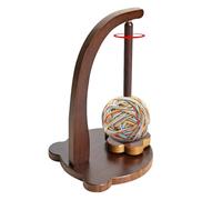 Magnetic Yarn Holder - Wood Yarn Stand | Smooth Rotating Spinner For Crocheting & Knitting, Solid Wood Yaŕn Ball Dispenser With Spindle For -Free Wool