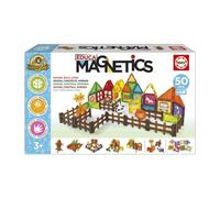 Magnetics Parc Zoo - Jeu de construction - EDUCA - 50 pieces magnétiques, 4 animaux, 8 cartes - Des 3 ans