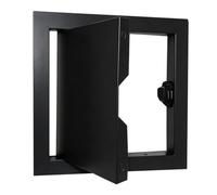 Magnétique À Ouverture Par Poussée, D'inspection Encastrée | Serrure magnétique, cadre en alliage d'aluminium, montage mural/plafond, for plomberie/électricité(Black,60x60cm)