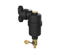 Magnétique Anti-Boue Chaudière Murale DN20 - Séparateur de Particules pour Chauffage Central avec Vanne d'Arrêt en Laiton et Filtration 500 Microns(DN25)