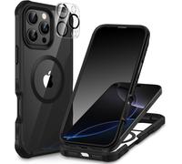 Magnétique Anti Espion Coque Iphone 16 Pro, Compatible Avec Magsafe Intégré Verre Trempé Protection Écran Et Protecteur Camér[J1096]