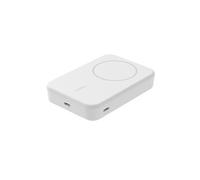 Belkin Batterie externe BoostCharge Pro 10 000 mAh Qi2 Compatible MagSafe Support intégré Blanche