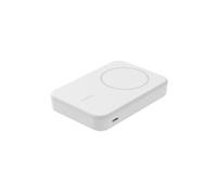 BATTERIE DE SECOURS INDUCTION 8.000 MAH MAGSAFE Qi2 15W + USB-C PD 20W - FONCTION STAND - BLANCHE - BELKIN