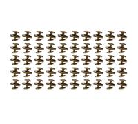 Magnetique Bouton - pression 50 sets, clips aimantés 18x2mm en alliage haute dureté, fermoirs rapides pour sacs et vêtements - durables, faciles à poser, parfaits pour mode punk (Bronze)