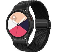 Magnétique Bracelets de Remplacement pour Garmin Approach S50/S42/S40/S12/Vivoactive 6/5, 20mm Nylon Sport Bracelet pour Garmin Forerunner 570 42mm/55/158/165/Bounce/D2 Air X10
