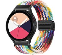Magnétique Bracelets de Remplacement pour Garmin Venu 3/Venu 2/Vivoactive 4, 22mm Nylon Sport Bracelet pour Garmin Forerunner 570 47mm/970/255/265 Music