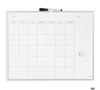 magnétique Calendrier mensuel effaçable à sec Silver Frame CALENDRIER